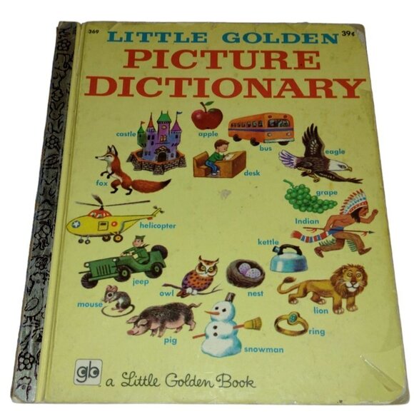 Vintage Little Golden Picture Dictionary Nancy Fielding Hulick 1971 - Picture 1 of 8